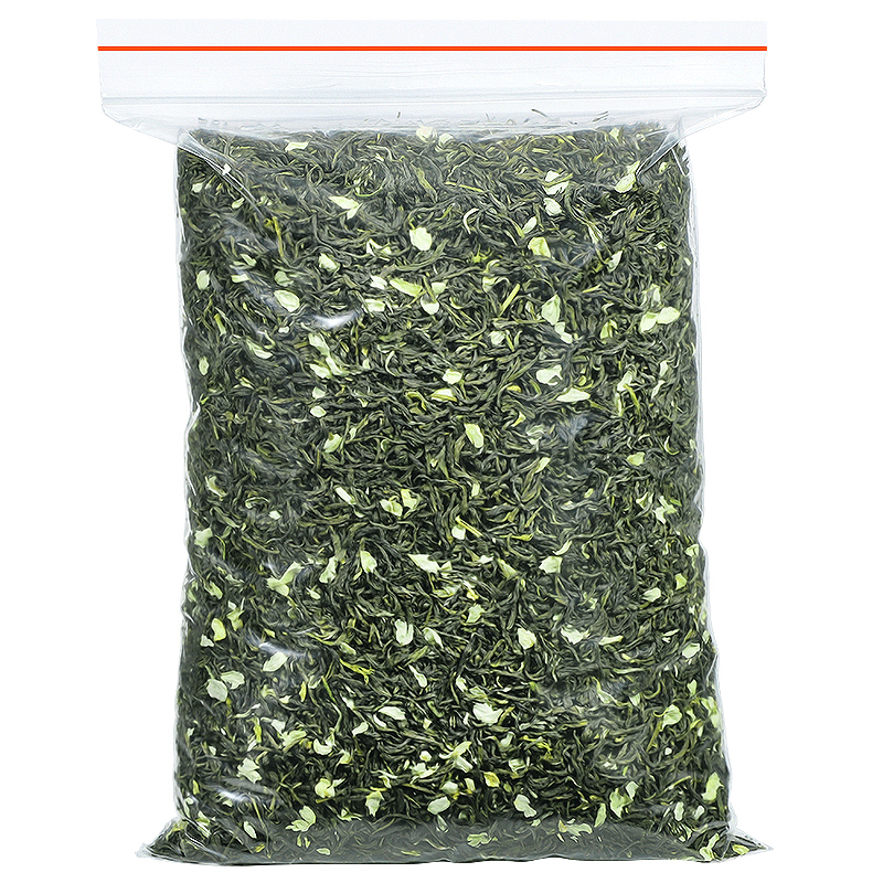 茉莉花茶小白毫毛尖2026新茶浓香型横县绿茶毛尖花茶叶散装750g高清大图