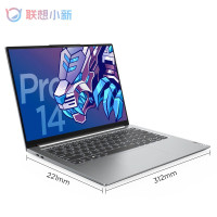 联想(Lenovo)小新Pro14 高性能轻薄本英特尔Evo平台2021款 14英寸超长续航本手提轻薄笔记本电脑标压i5-11320H 16G 512G 2.2k高色域低蓝光护眼屏