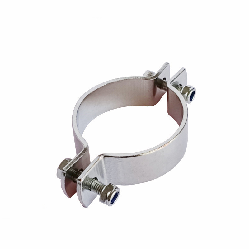 迅众不锈钢加厚抱箍38mm电线杆卡箍无柄管支架管夹收紧管卡水管固定器