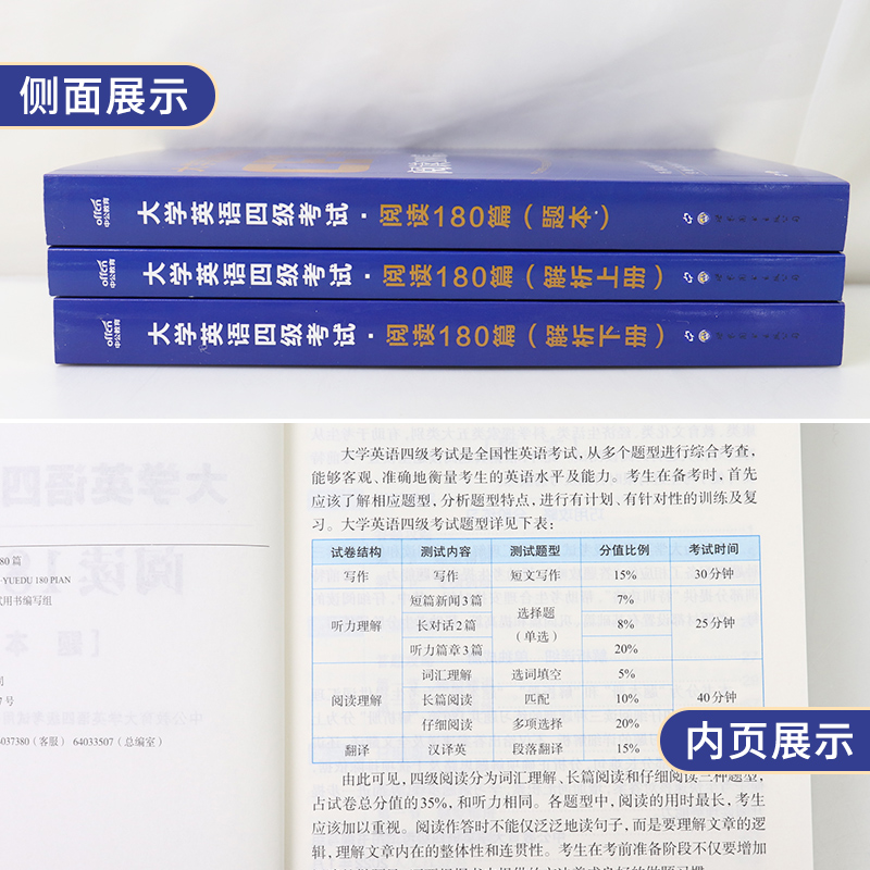 英语四级[考前冲刺试卷] [正版]大学四级考试英语真题试卷备考2023复习资料模拟卷子历年电子版题本单词书大学四六级4级高清大图