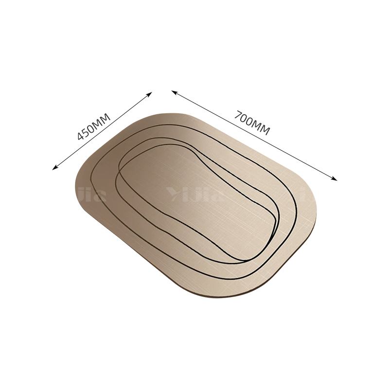 翌嘉YJ40802054 硅藻泥防滑地垫卫生间吸水防滑垫速干脚垫高清大图