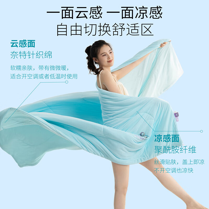 唯我海蓝-植愈力舒缓夏被WNB24041 160*210cm高清大图