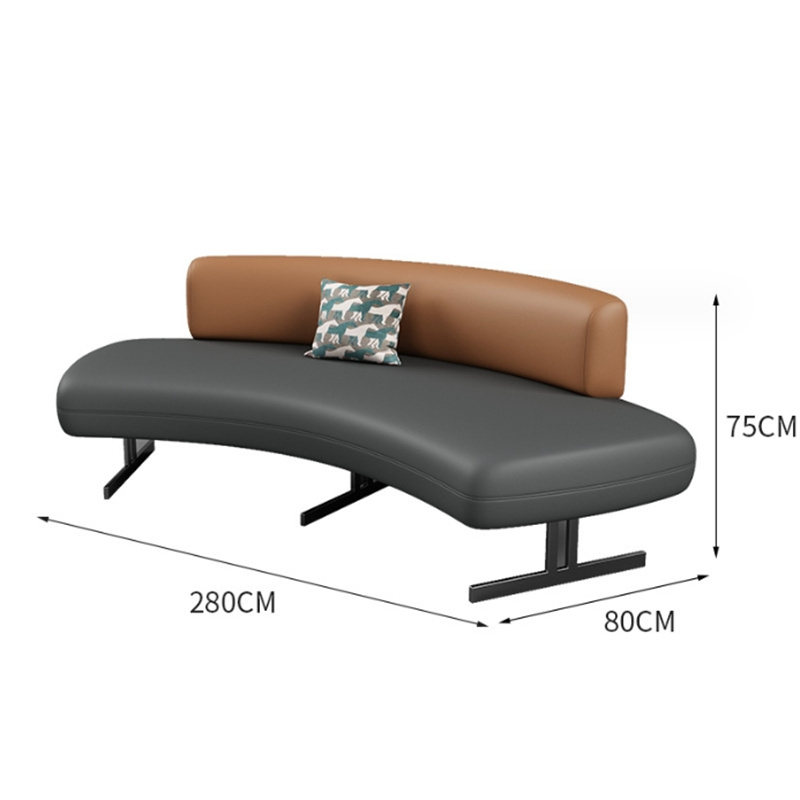 白寅 BY-SHSSF-003 280厘米长沙发 深灰色(单位:张)