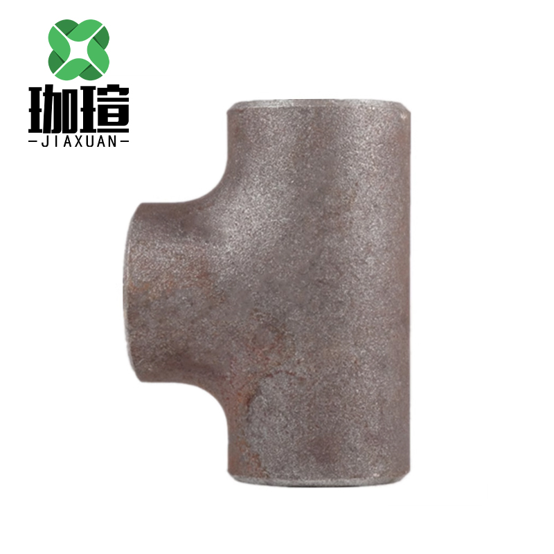 珈瑄 熟铁三通 焊接三通冲压等径三通无缝碳钢冲压熟铁三通 DN100 个高清大图