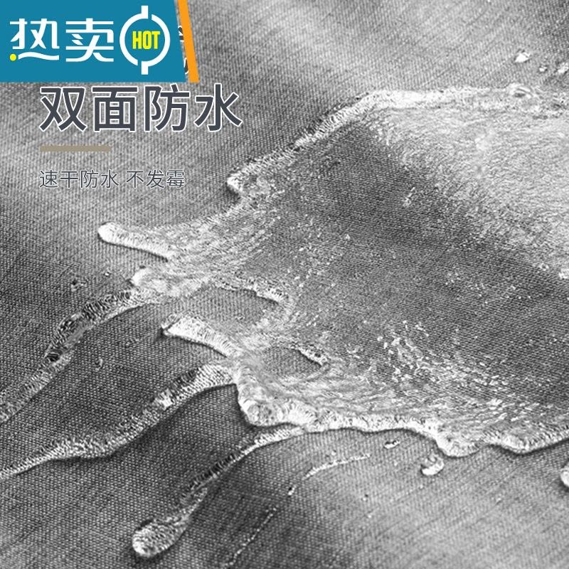 敬平罗马孔防水布帘加厚浴帘免打孔隔断帘浴室淋浴房挂帘门帘图片