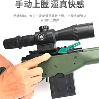 AWM狙击枪儿童玩具枪 八倍镜吃鸡水弹抢模型绝地求生枪射击对战装备 男孩户外玩具 小孩新年礼物 大号102CM