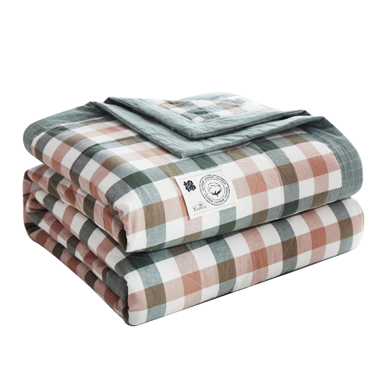 三极户外(Tri-Polar)TP2720全棉水洗棉夏凉被180*200cm被子 (计价单位：件) 宜居格调绿高清大图