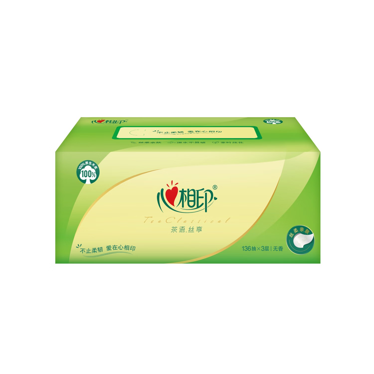 心相印 FT15136 抽纸36盒 (计价单位:箱) 绿色