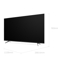 TCL 55P6 55英寸4K金属超窄边64位32核HDR人工智能LED液晶电视机
