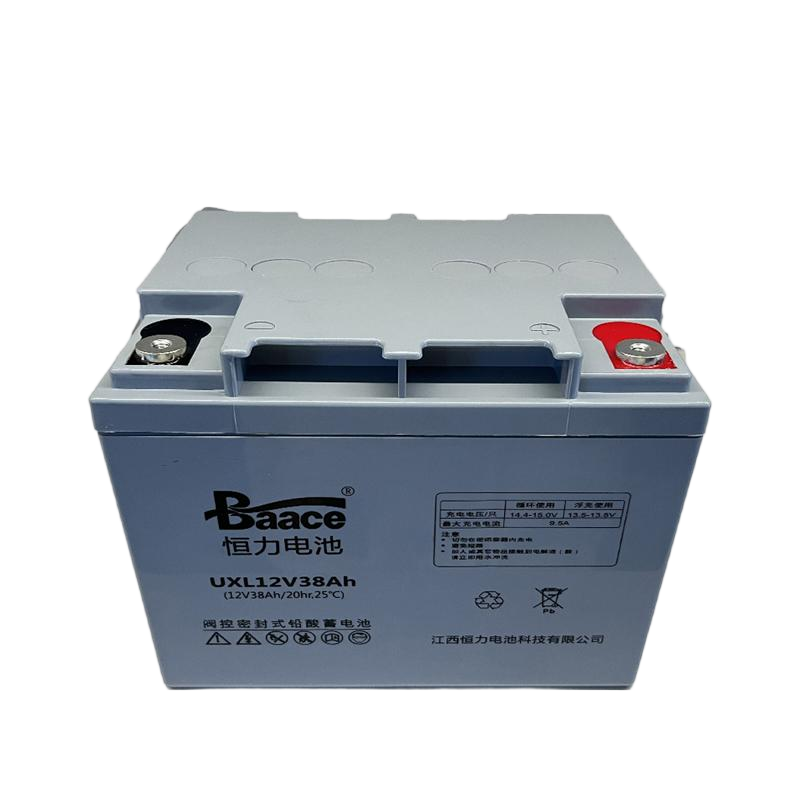 BAACE恒力铅酸蓄电池UXL12V38Ah(含配件卸货)块