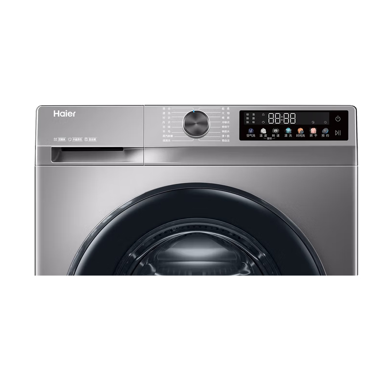 海尔(Haier)滚筒10KG除螨洗超薄平嵌变频一级能效洗烘一体机六维减震XQG100-H507S高清大图