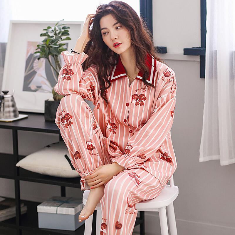 迪鲁奥(DILUAO)YXXM 孕妇装 2021夏新款月子服薄款孕妇家居服哺乳睡衣套装春秋季产后喂奶家居月子服 1904