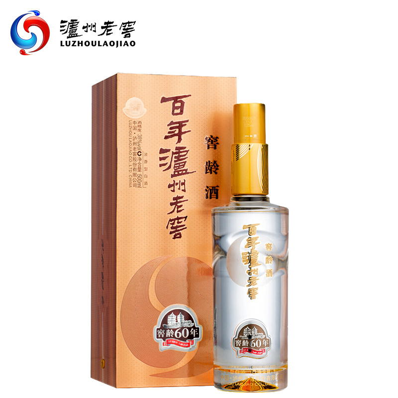 百年濾州老窖（窖齢60年） 500ml 52% 新品未開封　中国高級酒　白酒 Amazon.co.jp: 百年瀘州老窖（窖齢60年）500ml : 食品・飲料・お酒