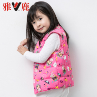 yaloo/雅鹿女童羽绒服儿童冬装背心内胆轻薄秋冬女童冬装保暖潮
