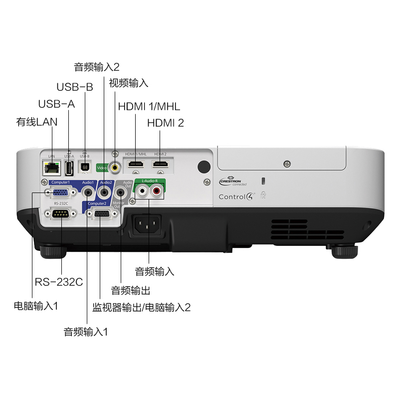 爱普生(EPSON)CB-2255U高端工程商务办公投影机 教学会议投影 1080P家用高清投影仪 套餐一高清大图