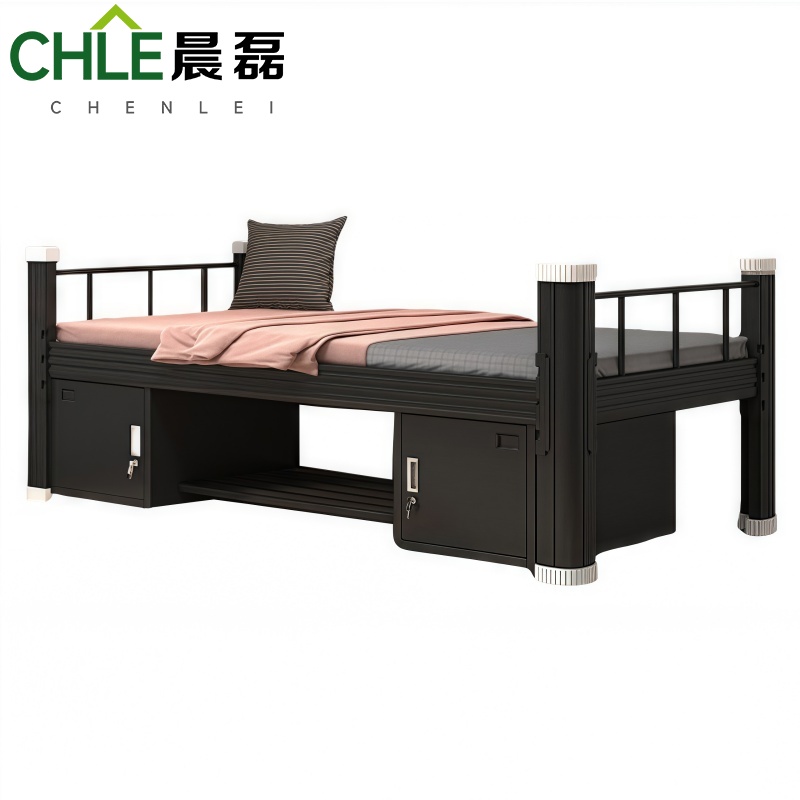 晨磊 单层床 1.5m(床板+床垫+床下柜) 套高清大图