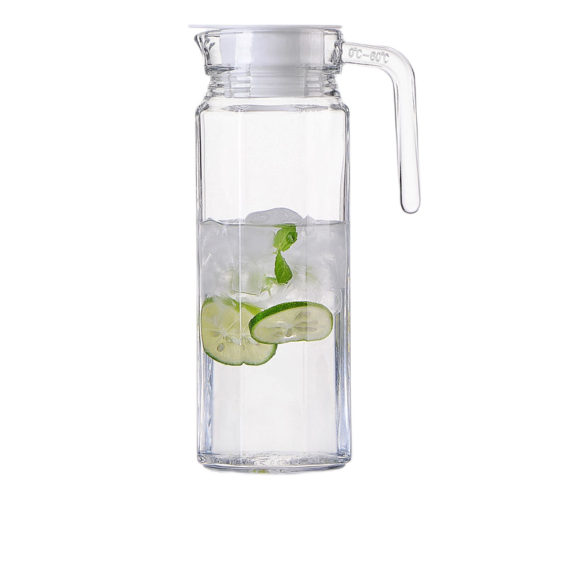 [补贴10%]冷水壶玻璃水壶大容量泡茶壶家用开水杯果汁扎啤壶饮料凉水壶高硼高清大图