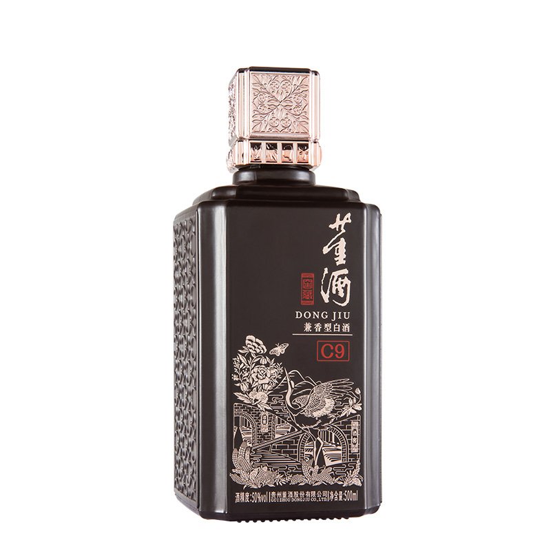 董酒窖藏C9 50度500ml*4瓶 董酱兼香型白酒整箱 纯粮固态酿造