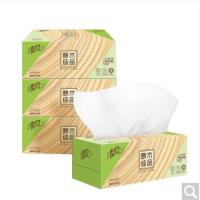 清风 抽纸B338C3盒抽纸巾200抽原木纯品收取式餐巾纸盒装面巾纸-1盒