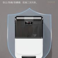 智能全自动消毒筷子筒免打孔家用防尘壁挂式筷笼防霉杀菌筷子盒机 炫黑色-[经典款] 防尘款[不带消毒]