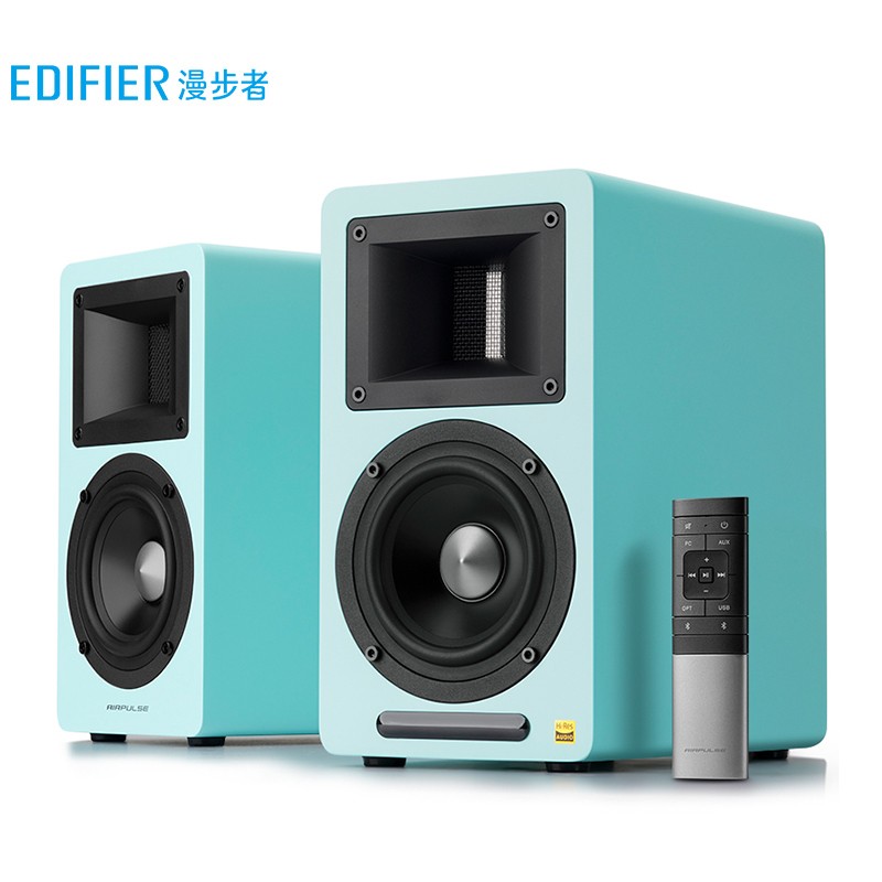 漫步者(EDIFIER)AIRPULSE A80 书架式有源音箱 蓝牙音箱 客厅音响 电视音响
