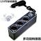 汽车点烟器一拖三带usb 车载充电器一分三 电源转换器 车用插座头 黑色