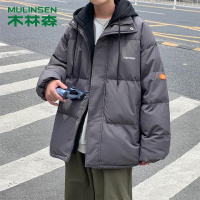 [直营]木林森(MULINSEN)情侣装冬装新款潮流宽松棉服冬季加厚面包服棉衣外套男女
