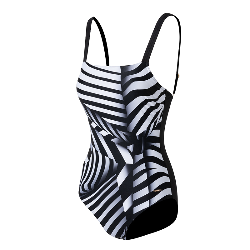Speedo速比涛女运动泳衣比赛训练连体泳衣