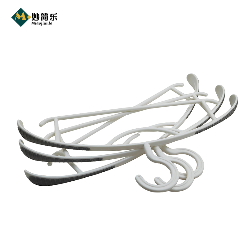 妙简乐 宽肩防滑衣架 白色 组高清大图