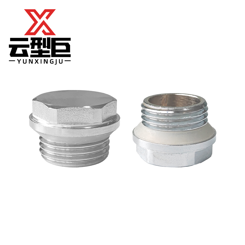 云型巨 钢制暖气片堵头 暖气片配件 钢制暖气片配件 4分 单位:个高清大图