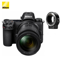 尼康(Nikon)Z 6 微单套机 (24-70mm f/4 微单镜头+FTZ转接口)Vlog相机 视频拍摄