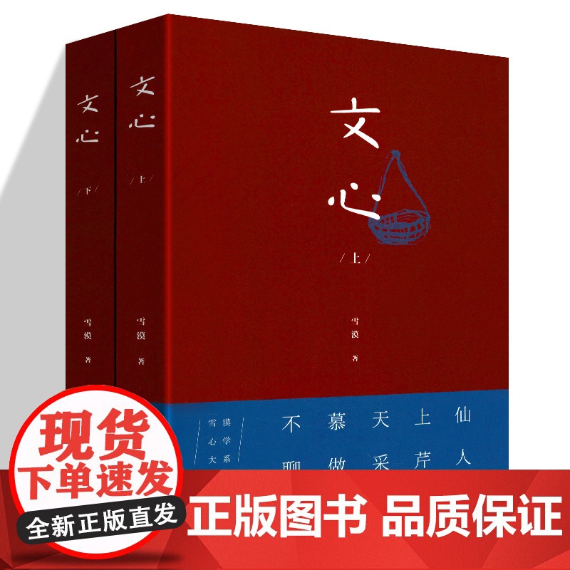 [正版] 文心(上下)全2册雪漠文学的书雪漠心学作品人生哲学读物文学的精神和文化般若佛法修正国学经典当代散文随笔高清大图