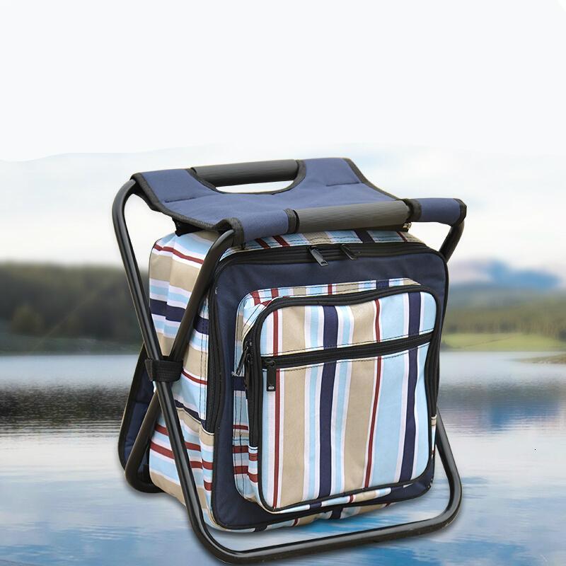 户外便携钓鱼凳钓鱼包折叠椅凳子收纳包旅行包登山包椅子默认颜色