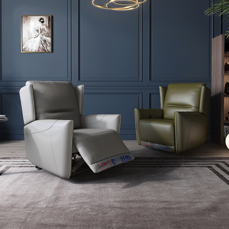 芝华仕cheers头等舱单人功能沙发芝华士意式真皮小户型电动单椅沙发