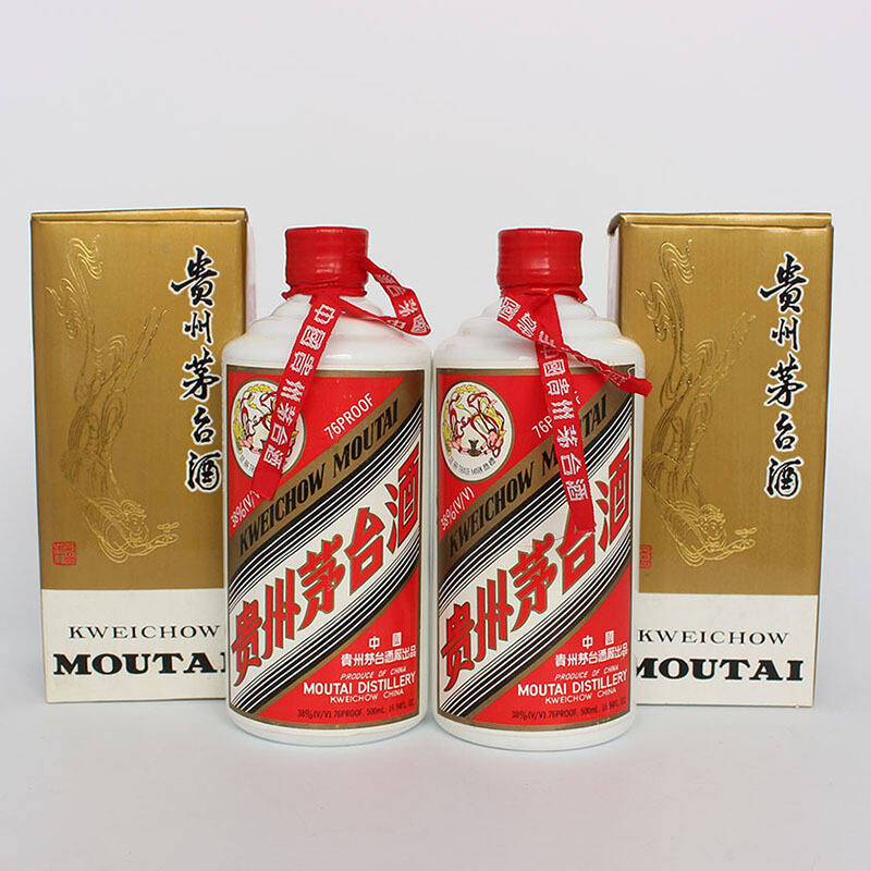 茅台moutai贵州飞天茅台38度酱香型白酒出口版500ml参数