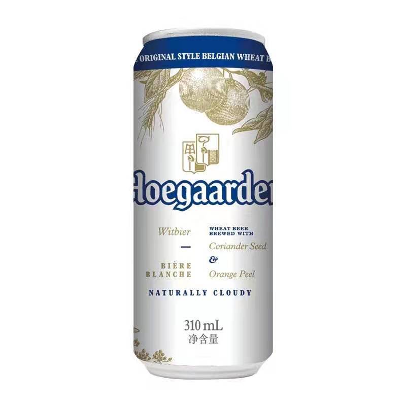 福佳(Hoegaarden)啤酒精酿白啤310ml*24听装整箱装啤酒苏宁自营