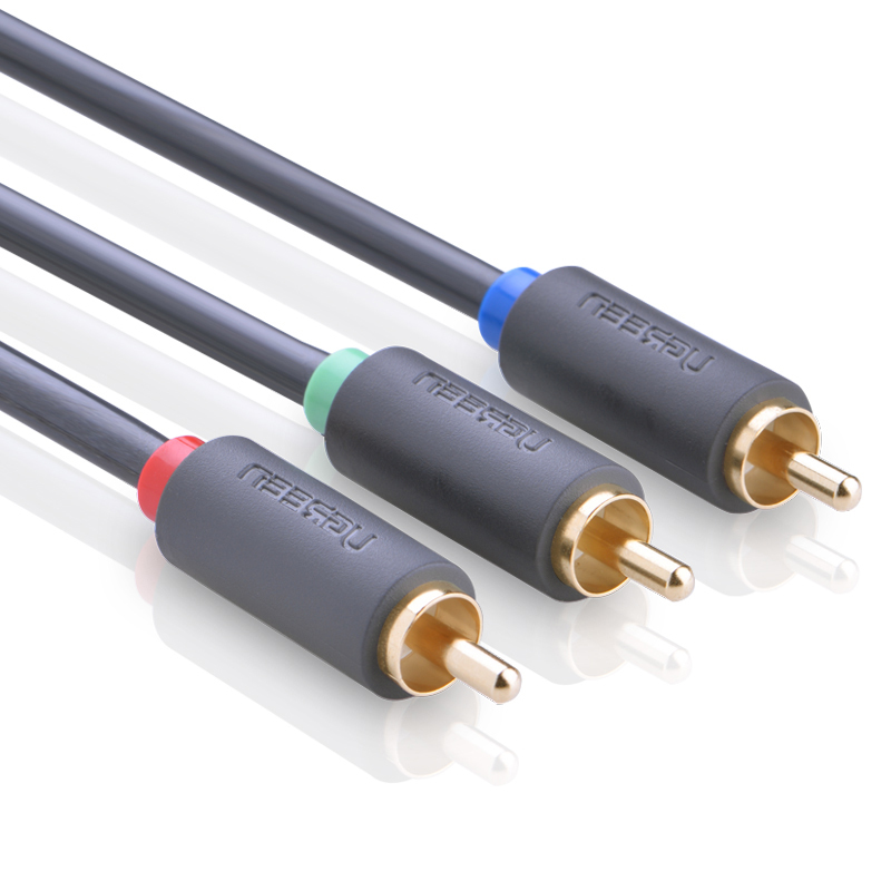 绿联AV106 YcbCr色差线AV线分量线视频线 1.5米 10535