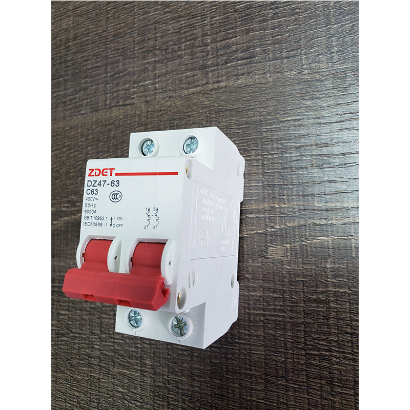 zdet 小型断路器 空气开关dz47-63/2p(c型)6a(台)