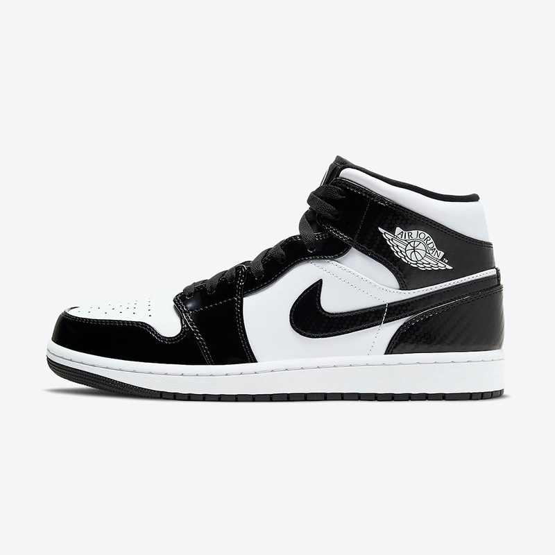 nike耐克airjordan1allstarweekendgs黑白漆皮熊猫篮球鞋dd2192001