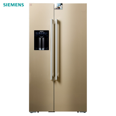 西门子(SIEMENS)BCD-585W(KA92DS30TI) 585升 变频家居互联 全自动制冰对开门冰箱(浅金色)
