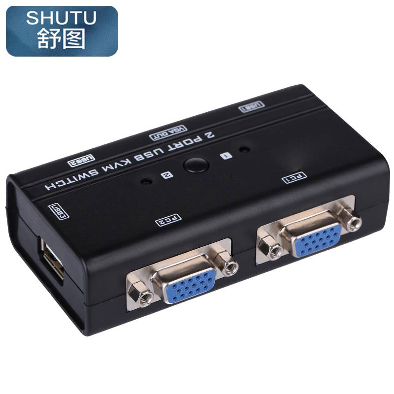 舒图 VGA KVM切换器2口手动/台高清大图