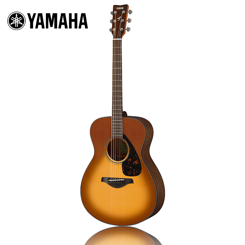 雅马哈(YAMAHA)FS800SDB民谣吉他 雅马哈吉他初学入门吉他男女木吉它jita乐器 木吉他民谣吉他圆角40英寸高清大图