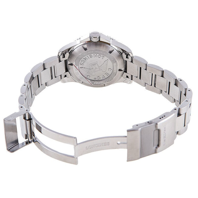 浪琴longines手表康卡斯系列自动机械钢带男表运动商务休闲钢带男士