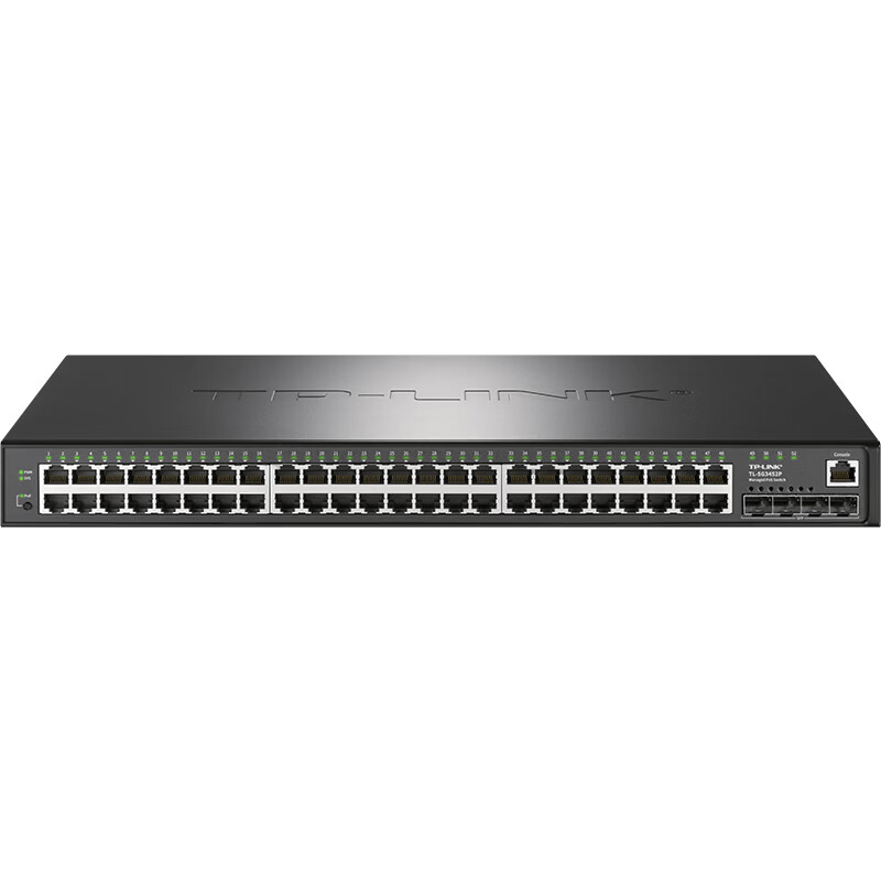 TP-LINK 普联TL-SG3452P 48口千兆PoE+4千兆SFP全千兆二层网管PoE交换机 支持云管理 SNMP高清大图