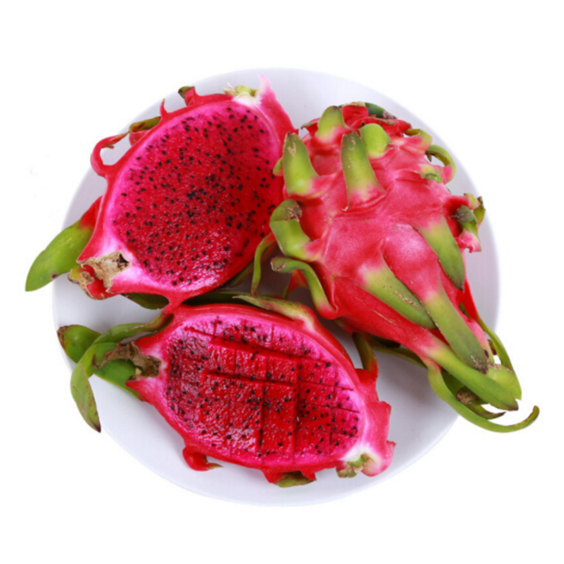新鲜红心火龙果 3斤 中果200-300g 5-7个 新鲜水果 生鲜 陈小四水果