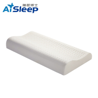 睡眠博士(AiSleep) 人体工学青少年进口乳胶枕 泰国乳胶护颈枕头枕芯 62*32*6/9cm 10-16岁