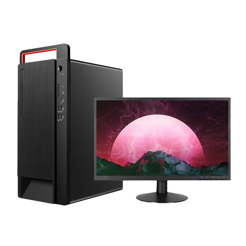 台式服务器+显示器高清大图