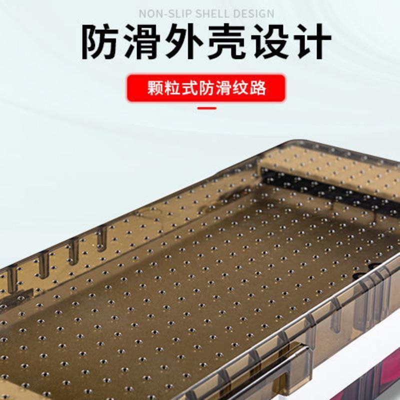 多功能漂盒鱼漂盒浮漂盒三合一漂盒大容量漂盒新款特价漂盒4551cm 红色大容量EVA线圈51cm礼包一