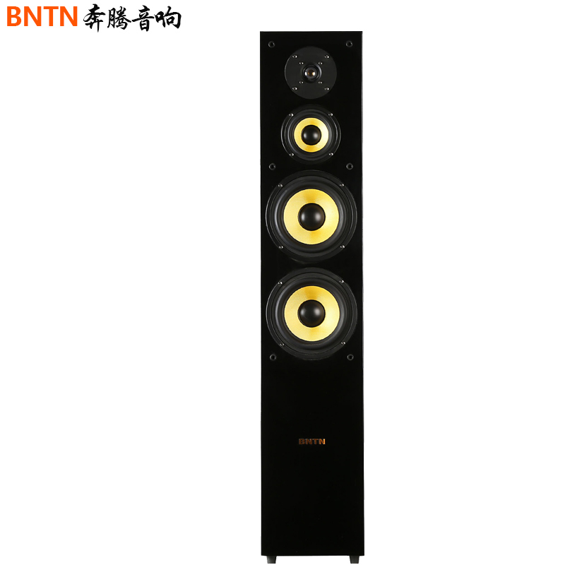 奔腾(BNTN)前置音响 家庭影院主音箱 2.0声道HiFi/木质/高保真落地箱 需搭配功放 送音箱线10米 加州2号