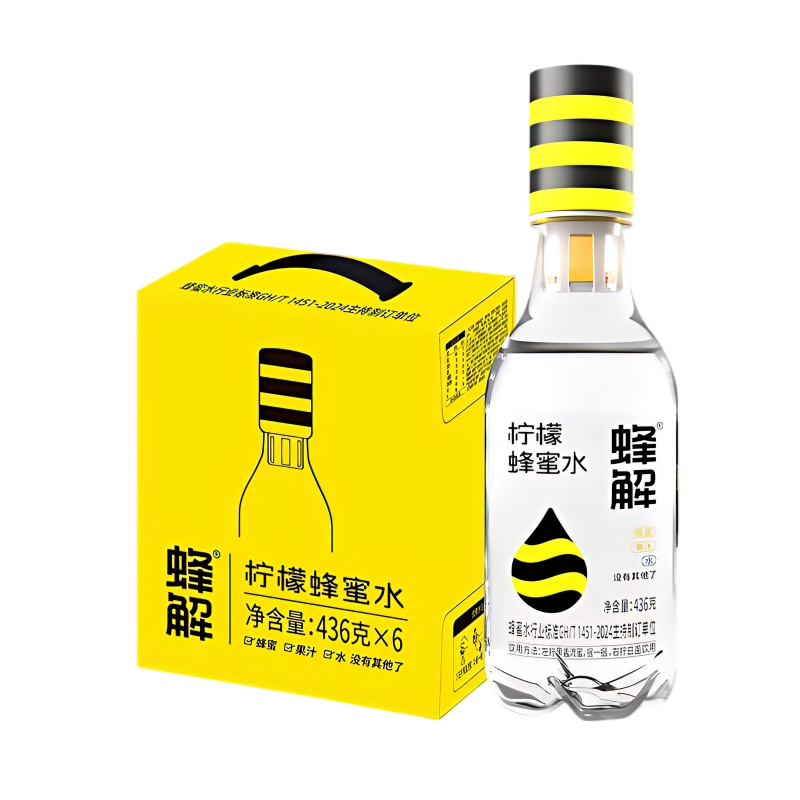 蜂解柠檬蜂蜜水436ml*6高清大图